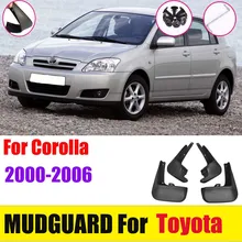 Брызговики для Toyota Corolla 2003-2006 E120/E130 Брызговики автомобильные брызговики крыло брызговиков вспышки Брызговики аксессуары