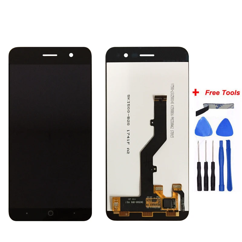 

For 5.0" ZTE Blade A520 LCD DIsplay +Touch Screen Digitizer Assembly+Tools+Adhesive For ZTE Original Screen By Factory Outlet