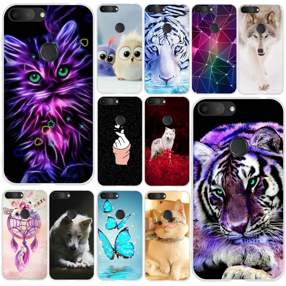 

Case For Alcatel 1S 2019 Case Cartoon Cat Cute Animals Patterned Soft Silicone Back Cover For Alcatel 1s Protective Phone Shells
