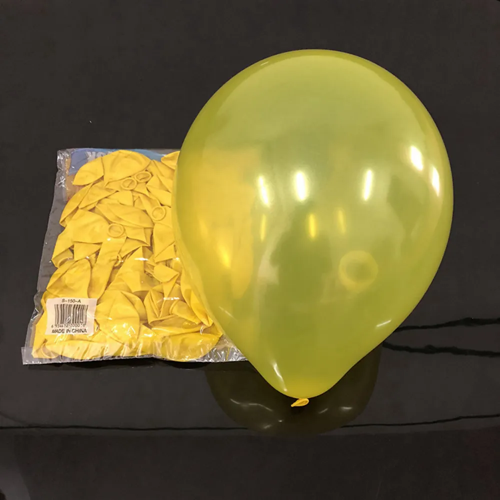 10 шт/партия воздушный шар украшения 10 дюймов 1,5 г латексные воздушные шары для свадьбы вечеринки надувные воздушные шары счастливый день рождения, детский душ воздушный шар - Цвет: yellow