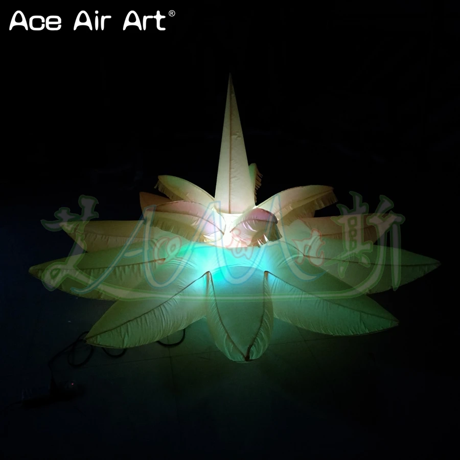Дизайн led надувная водяная Лилия, led цветок лотоса надувные украшения Ace Air Art