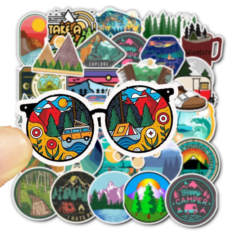 

50 PCS Cartoon Simple VSCO Girls Kawaii Stickers for Chidren Toy Waterproof Sticker To DIY Laptop Bicycle Helmet Car Decals