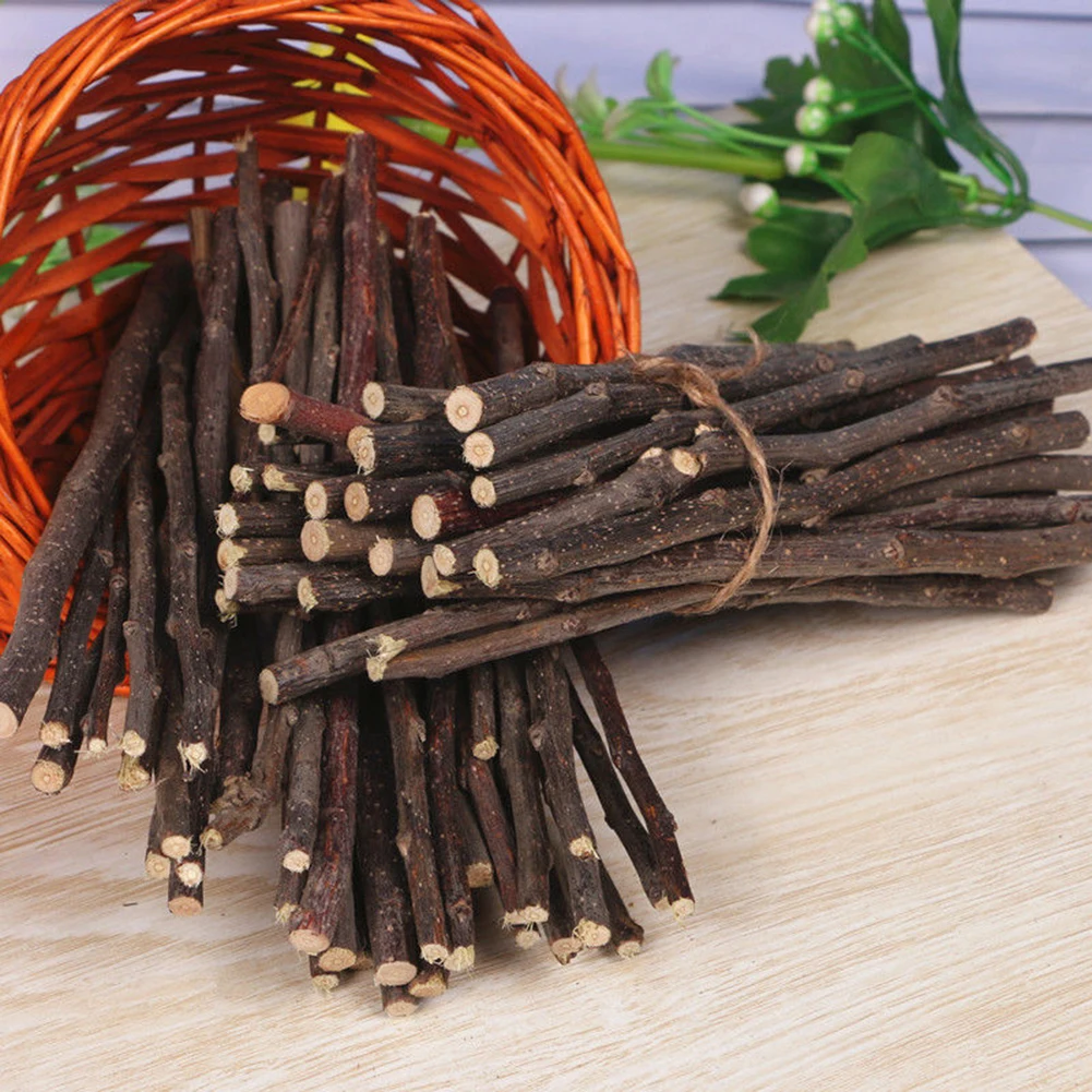 Новинка натуральные деревянные жевательные палочки игрушки чистящие питомцы