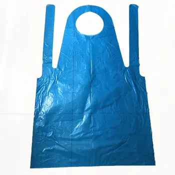 

Disposable Apron PE Plastic Apron Waterproof Clean And Convenient Blue 71x117cm 100 Pieces In A Pack