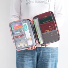 Держатель для паспорта, чехол для документов, водонепроницаемый кошелек для путешествий, семейная посылка, ID, кредитный держатель для карт, органайзер, аксессуары для путешествий