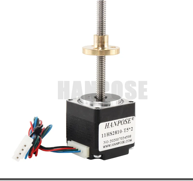 Nema11 motor de parafuso 11hs2810-t5*2 l50 100