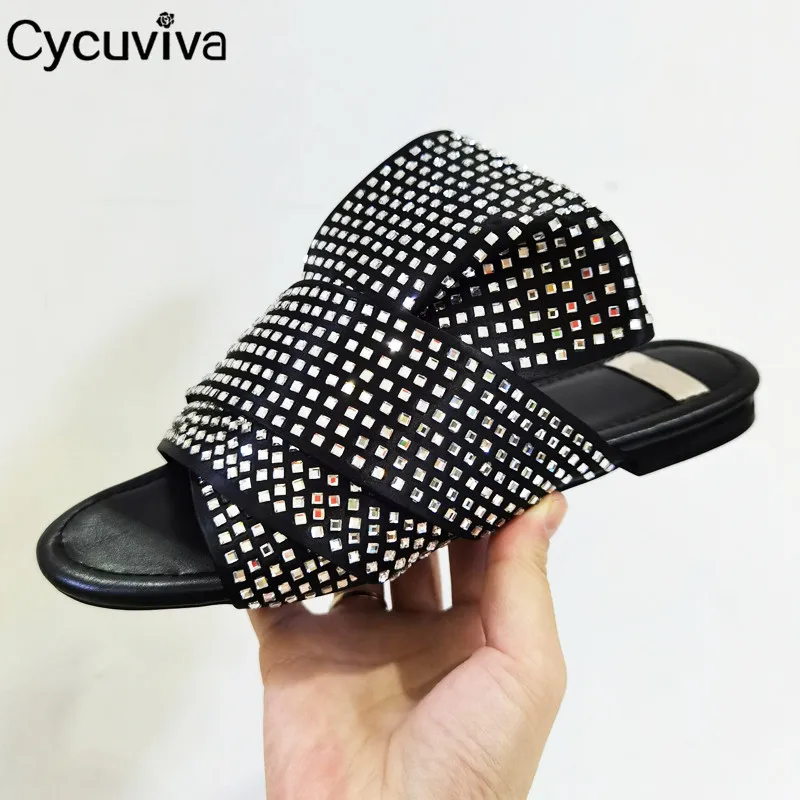 ladies black mule slippers