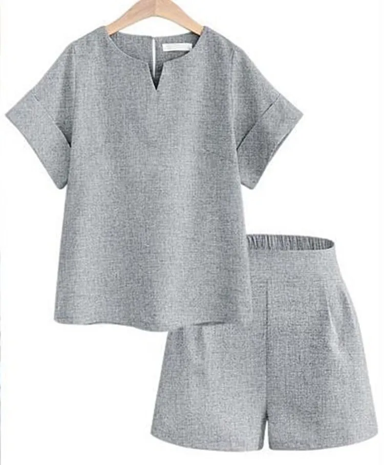 Женская летняя одежда для девочек спортивный костюм из 2 частей набор