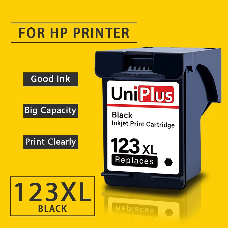 UniPlus 123XL Заправляемый картридж совместимый для hp 123 XL hp 123 принтер с чернилами hp DeskJet 2621 2622 2623 2624 2625 2628 3630 3632 3636