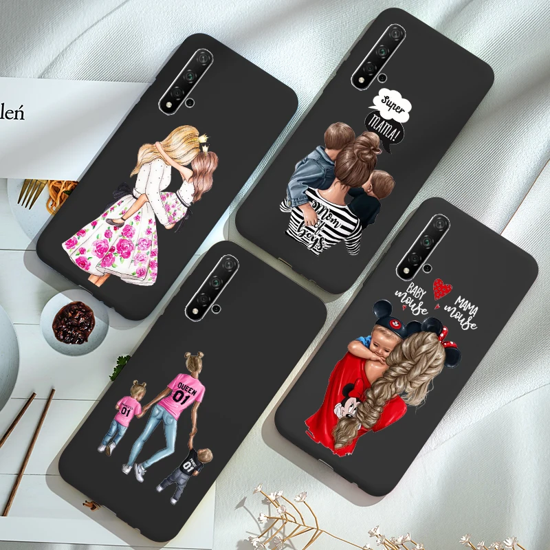 

Silicone Back Cover FOR Huawei Honor 10 Lite 10i View 20 20S 9 Lite 20 PRO 9X Premium 7A 7C 8A 8C 8X 8S Case Phone Super Mama