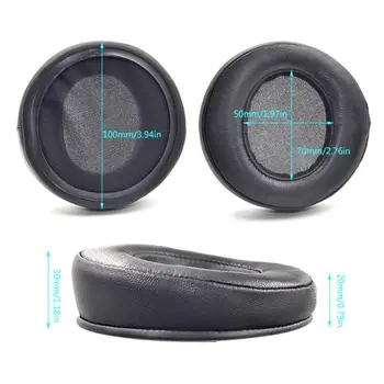 

1Pair Sheepskin Leather Earpads Ear Cushion Cover for All Headphones 100mm/105mm M0XB