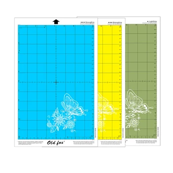 

3Pcs Color Replacement Cutting Mat PVC Material Non-Slip Adhesive For Silhouette Cameo Plotter Machine Protect Cutter Blade