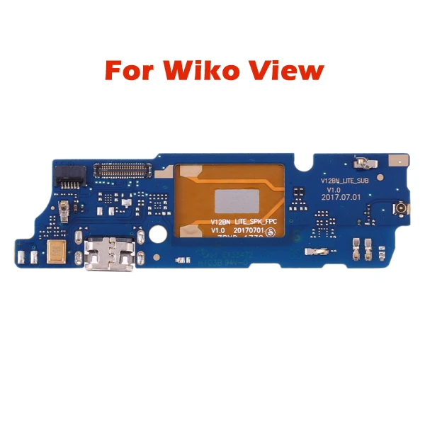 Для Wiko View 2 плата с зарядным портом для Wiko View Phone Flex замена кабелей запчасти плата зарядного устройства с USB док-станцией
