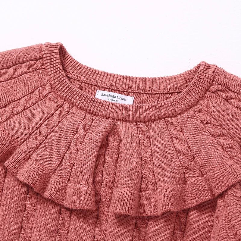 Balabala Children wear baby sweater head girls sweater new autumn children's Korean version fashion clothes