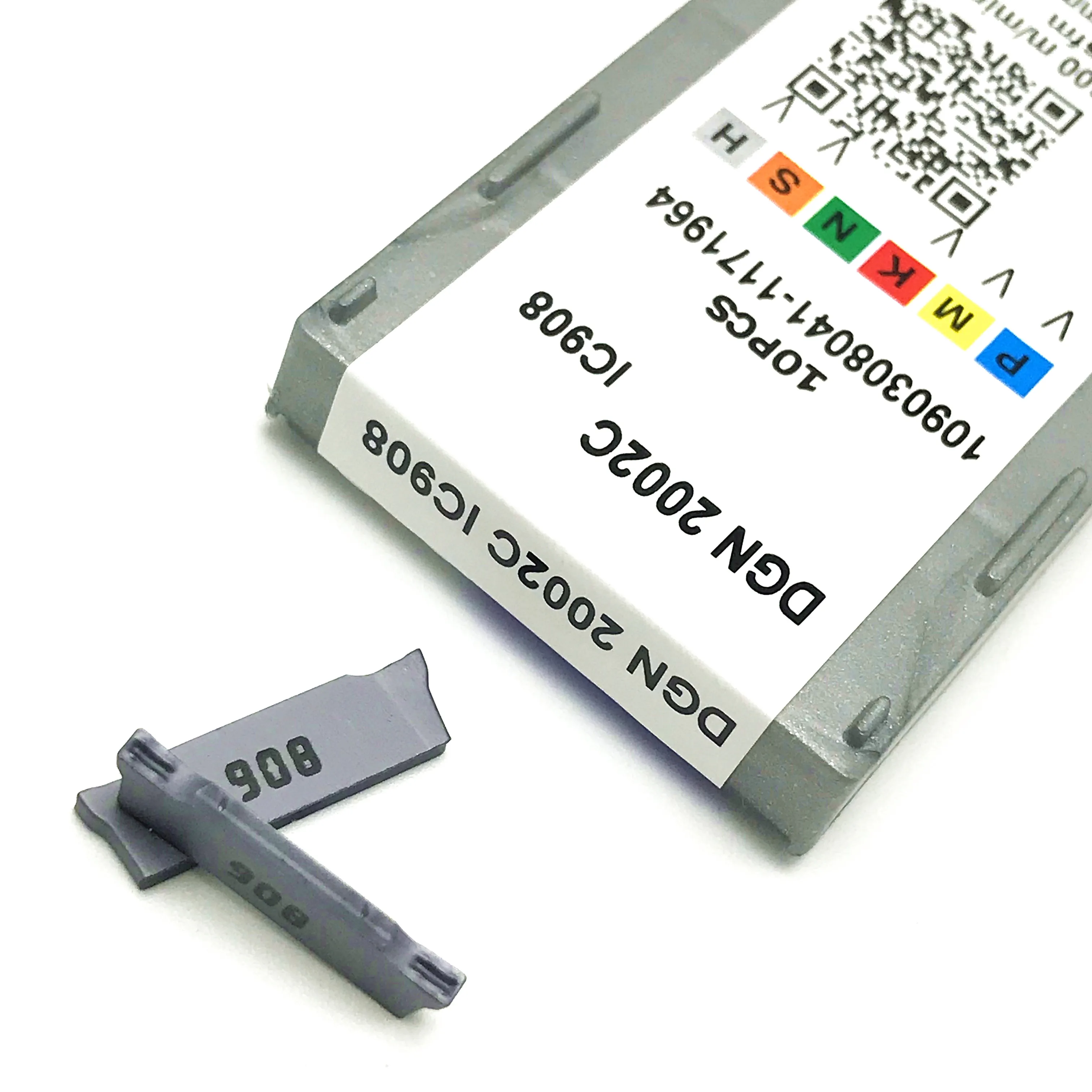 

ISCR lathe tool DGN 2002C IC908 2 mm CNC tool for grooving and cutting.