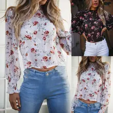 ^^Best Offers Fashion Women Sexy Sheer Mesh Slim Fit Tops Ladies Floral Long Puff Sleeve Turtleneck Stretchy Blouse Perspective Chiffon Shirt ^^Best Offers Fashion Women Sexy Sheer Mesh Slim Fit Tops Ladies Floral Long Puff Sleeve Turtleneck Stretchy Blouse Perspective Chiffon Shirt