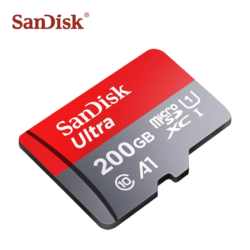 SanDisk A1 Micro sd карта 256 ГБ 200 ГБ SDXC карта памяти 128 Гб 64 ГБ 32 ГБ 16 ГБ класс 10 TF карта Высокое качество microsd флэш-карты