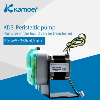 

Kamoer 12V/ 24 V KDS mini peristaltic pump with Stepper motor ( Max 900ml/min, 12/24V stepper motor)