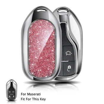 

Hot Sale Remote 4 Buttons Car key case Shell For Maserati GT Granturismo Spoiler Coolest Interior GranCabrio Spyder key Pouch