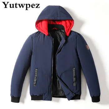 

2019 Winter Jacket Warm Thick Parkas Men Clothes High Quality Hat Detachable Trench Coats Male Plus Size Overcoat Outwear Roupas