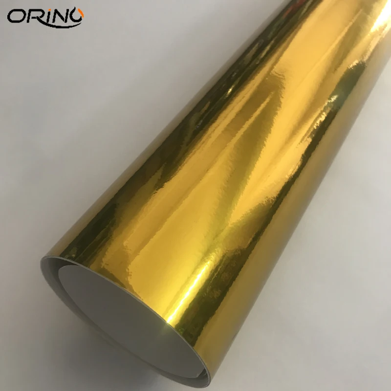 Gold Chrome Vinyl Wrap Sticker-4