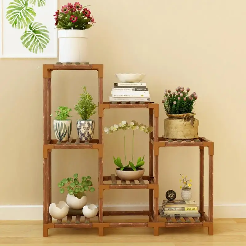 Для Escalera Decorativa Madera стеллаж для гостиной деревянный плантенстандарт завод балкон открытый Stojak Na Kwiaty полка цветок стенд