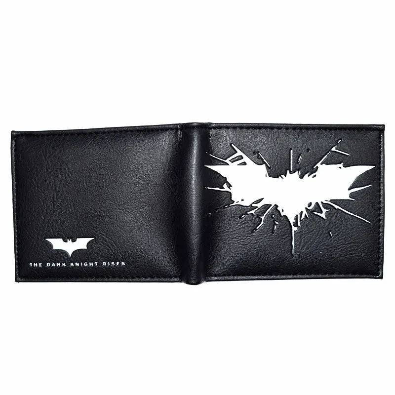 Крутой дизайн портмоне DC Высокое качество кошельки с эмблемой Бэтмена из искусственной кожи кошелек для мужчин и мальчиков