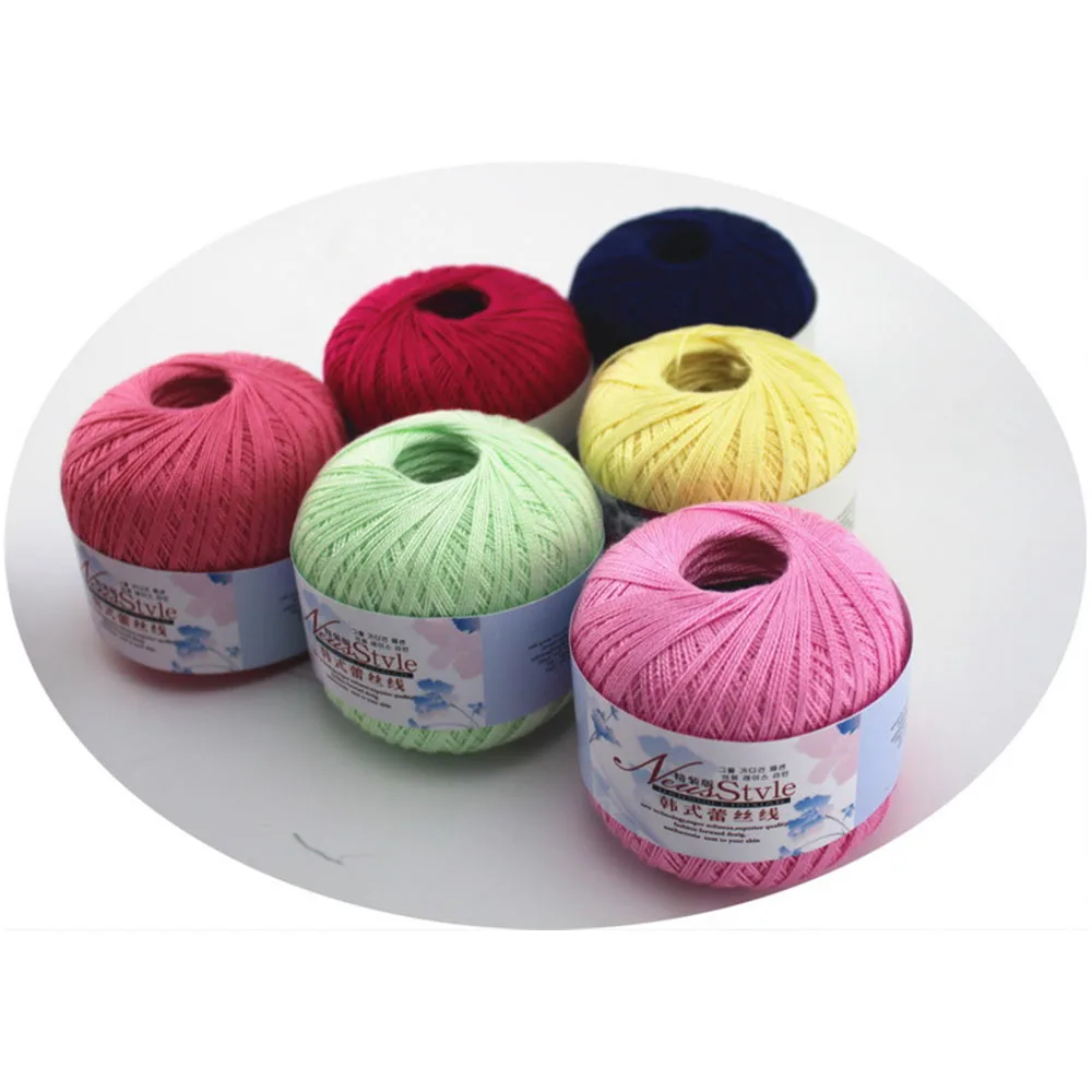 50 г цветной мягкий детский молочный хлопок пряжа ручной вязки шар художественная