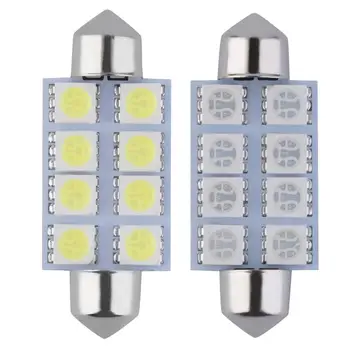 

10pcs 42MM Car Interior LED Light SMD5050 Auto Light Super Bright Interior Doom Lamp Automobiles Accessories