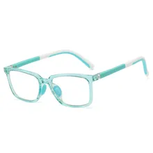 

Classic Anti Blue Light Chirdlen Optics Eyeglasses Boys And Girls Fashion Square Plastic Computer Eye Glasses Kids Glasse