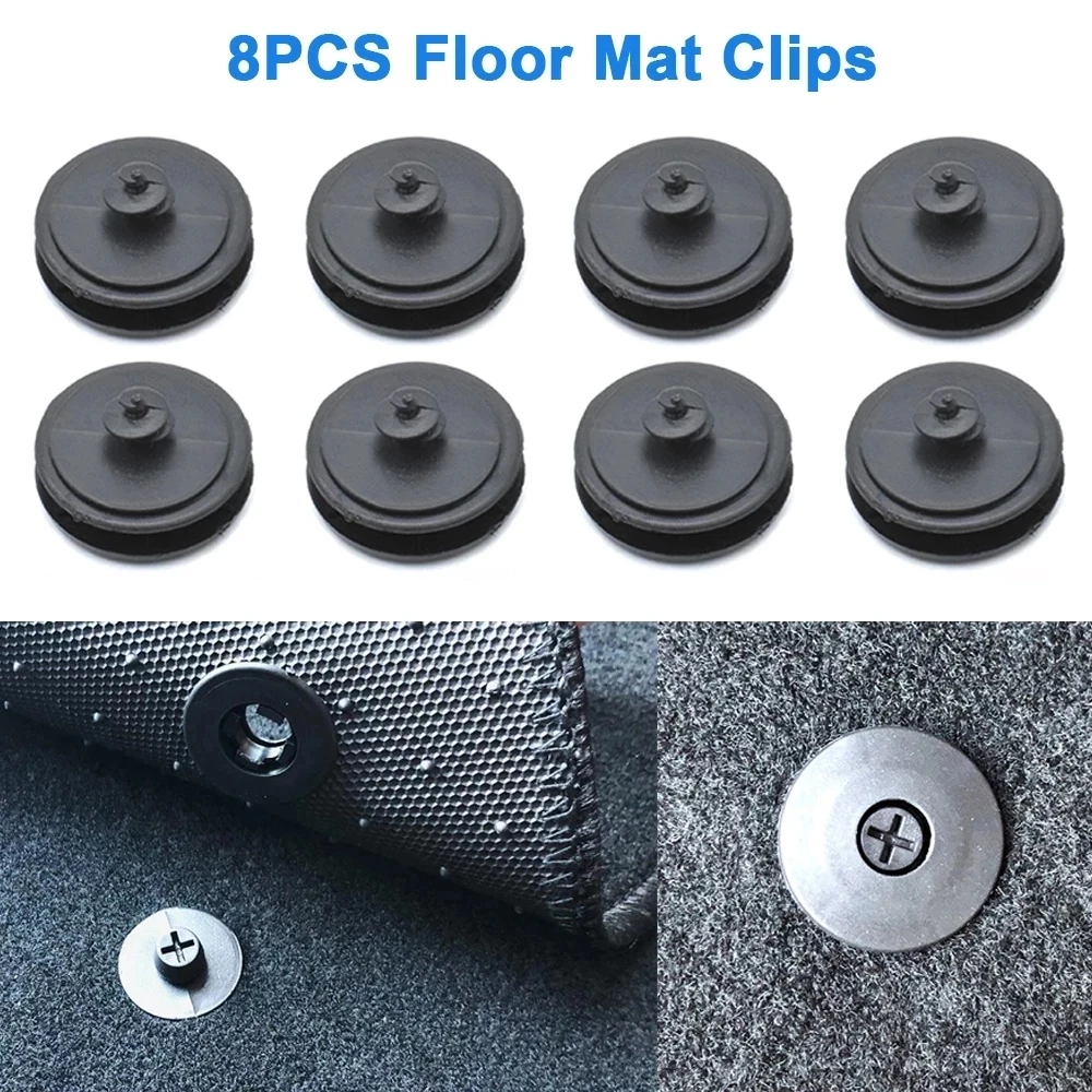 Universal Car Carpet Floor Mat Clips Retention Holders Grips Carpet