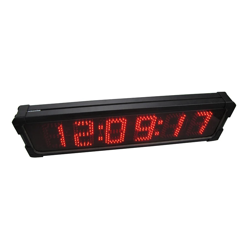 Double-sided outdoor 5"  large led stopwatch time display waterproof LED countdown timer clock digital sports race timing clock 3
