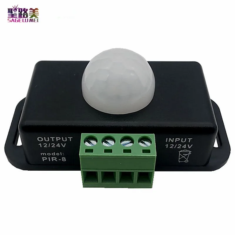 -1-pcs-lots-DC-12V-24V-Body-Infrared-PIR-Motion-Sensor-Switch-use-for-5050 5