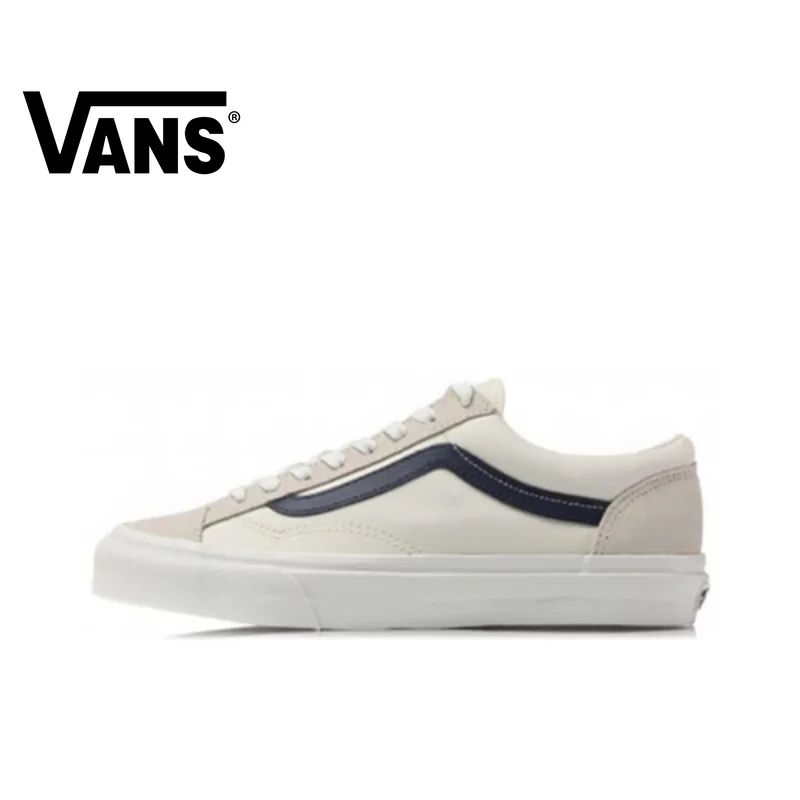 Аутентичные VANS Old Skool скейтборд обувь для мужчин и женщин классический ретро низкий холст унисекс кроссовки белый зеленый VN0A3DZ3KE6