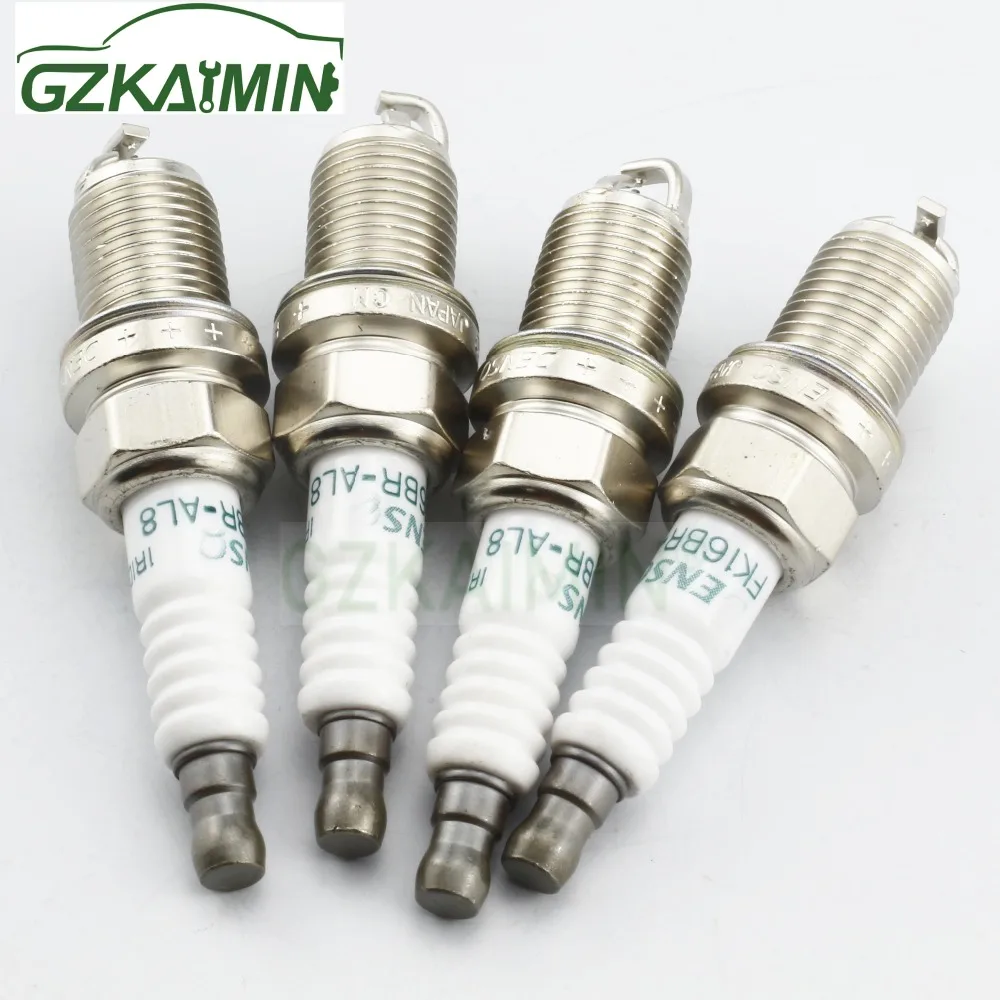 4 шт. OEM 9091901284 FK16BRAL8 иридиевая Свеча зажигания для Toyota Sienta NHP170 Prius NHP10