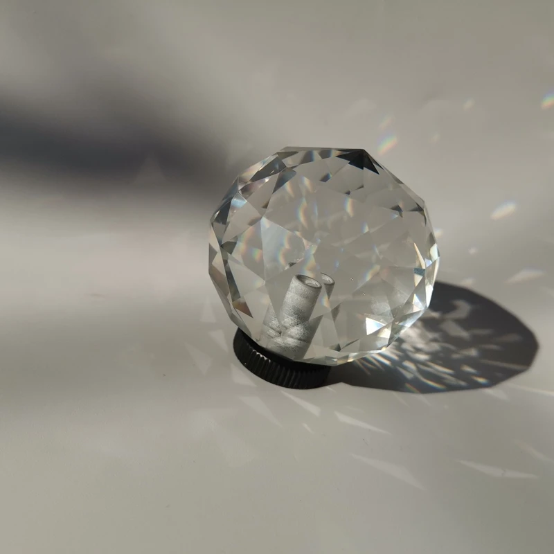 30mm10pcs,Blue KINGREE Crystal Ball Prisms Pendant Feng Shui Suncatcher Decorating Hanging Faceted Prism Balls 