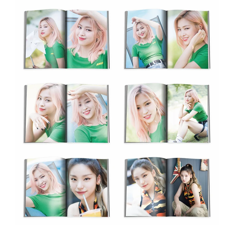 Kpop ITZY Photo Book Ryujin Yuna HD фотография IT'z ледяной плакат картина веер подарок