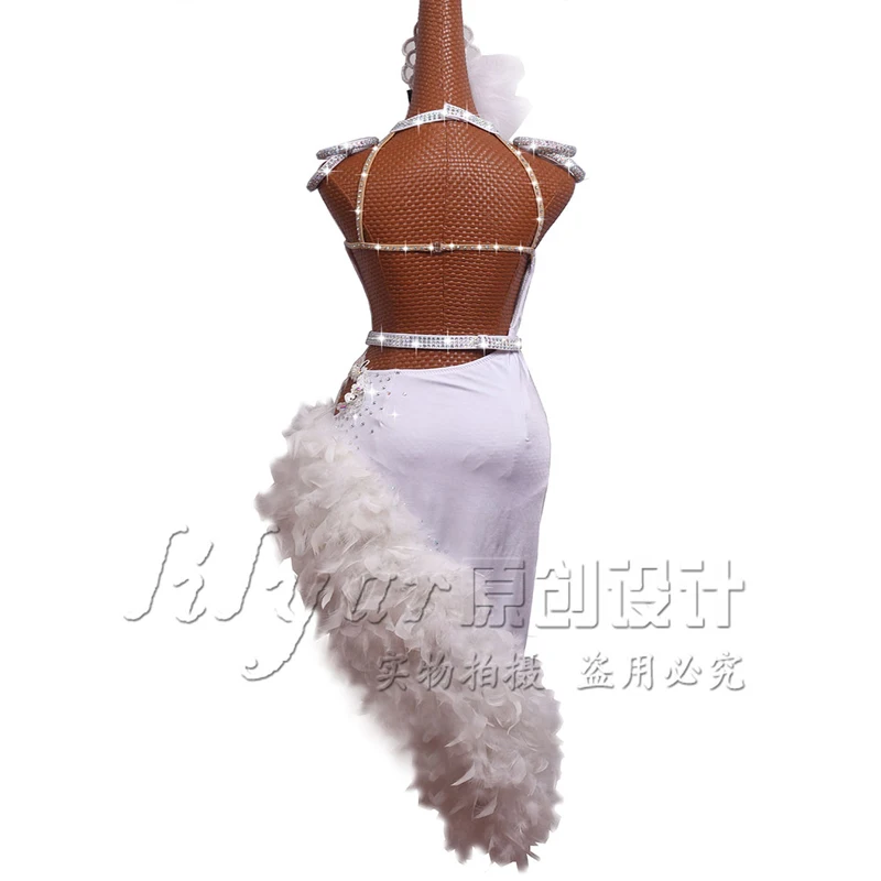 Новое латинское платье для танцев соревнований юбка украшение костюмы латинских