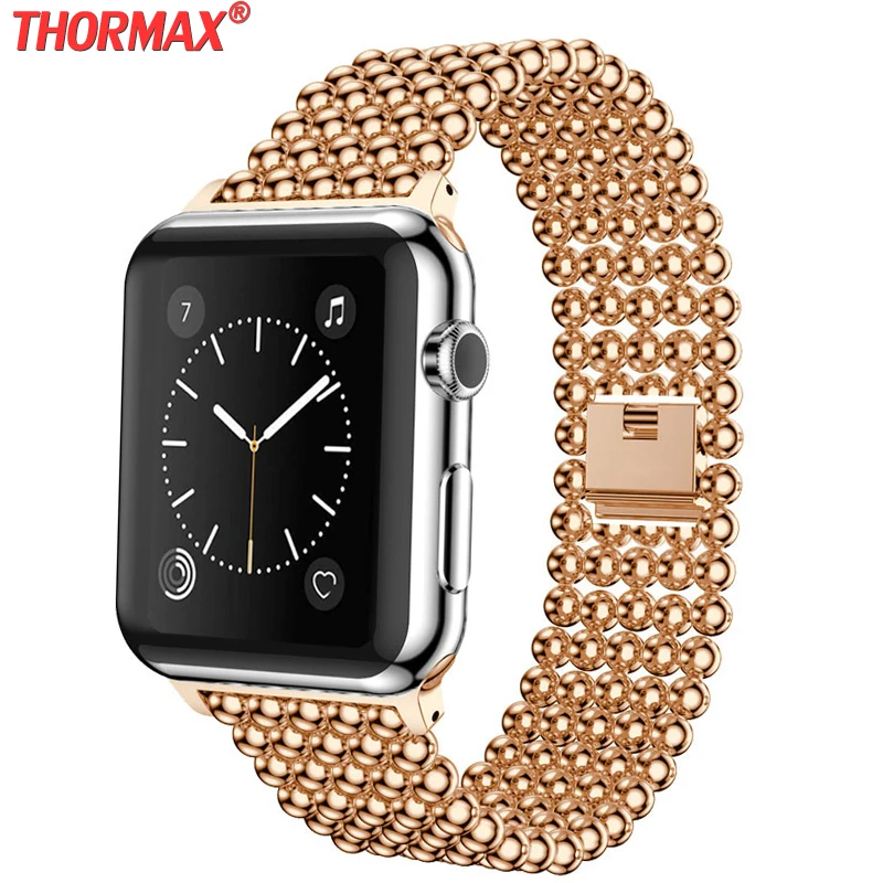 Ремешок из нержавеющей стали для Apple Watch 5/4 38 мм 40 42 44 мм|Ремешки часов| |