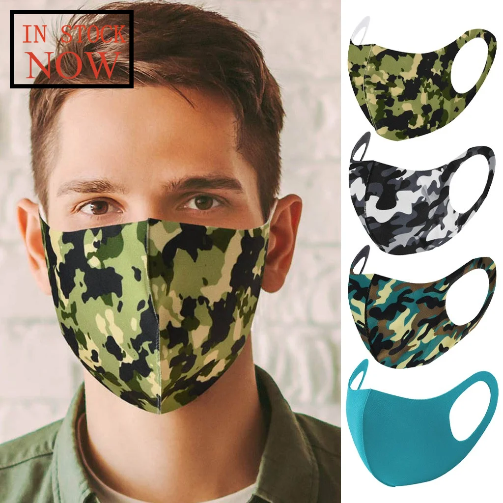 Mascarilla facial reutilizable y lavable para hombre y mujer, cubrebocas de tela de colores, estilo elegante y Neutral