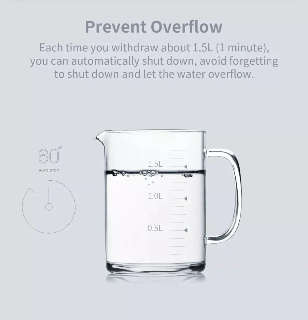 XIAOMI Mijia 3LIFE Automatic USB Mini Touch Switch Water Pump Wireless Rechargeable Electric Dispenser Water Pump With USB Cable (5)