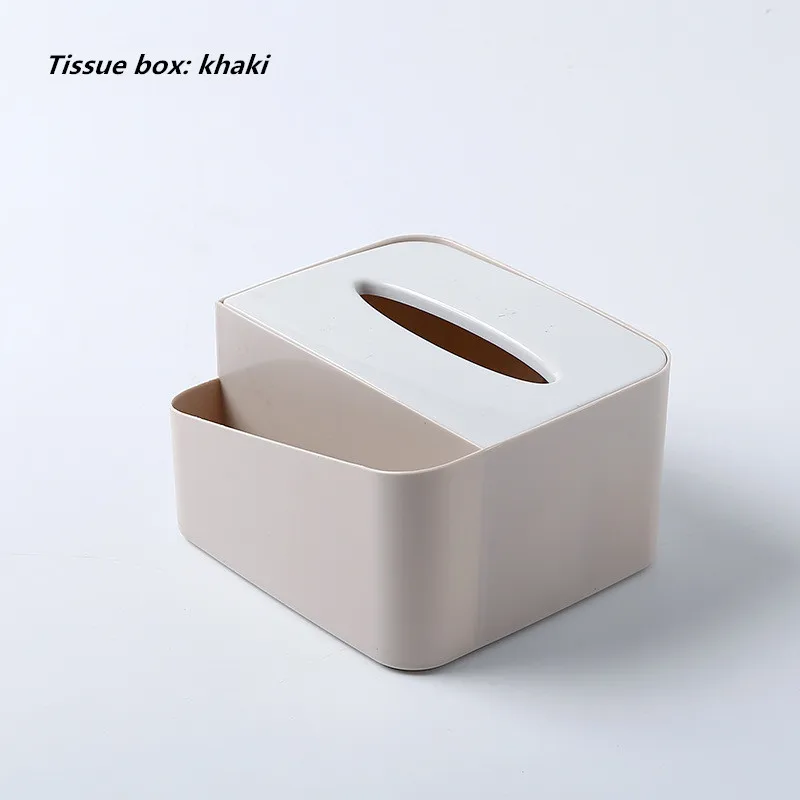 Creative tissue box multi-function tissue storage box home living room remote control storage desktop coffee table storage box