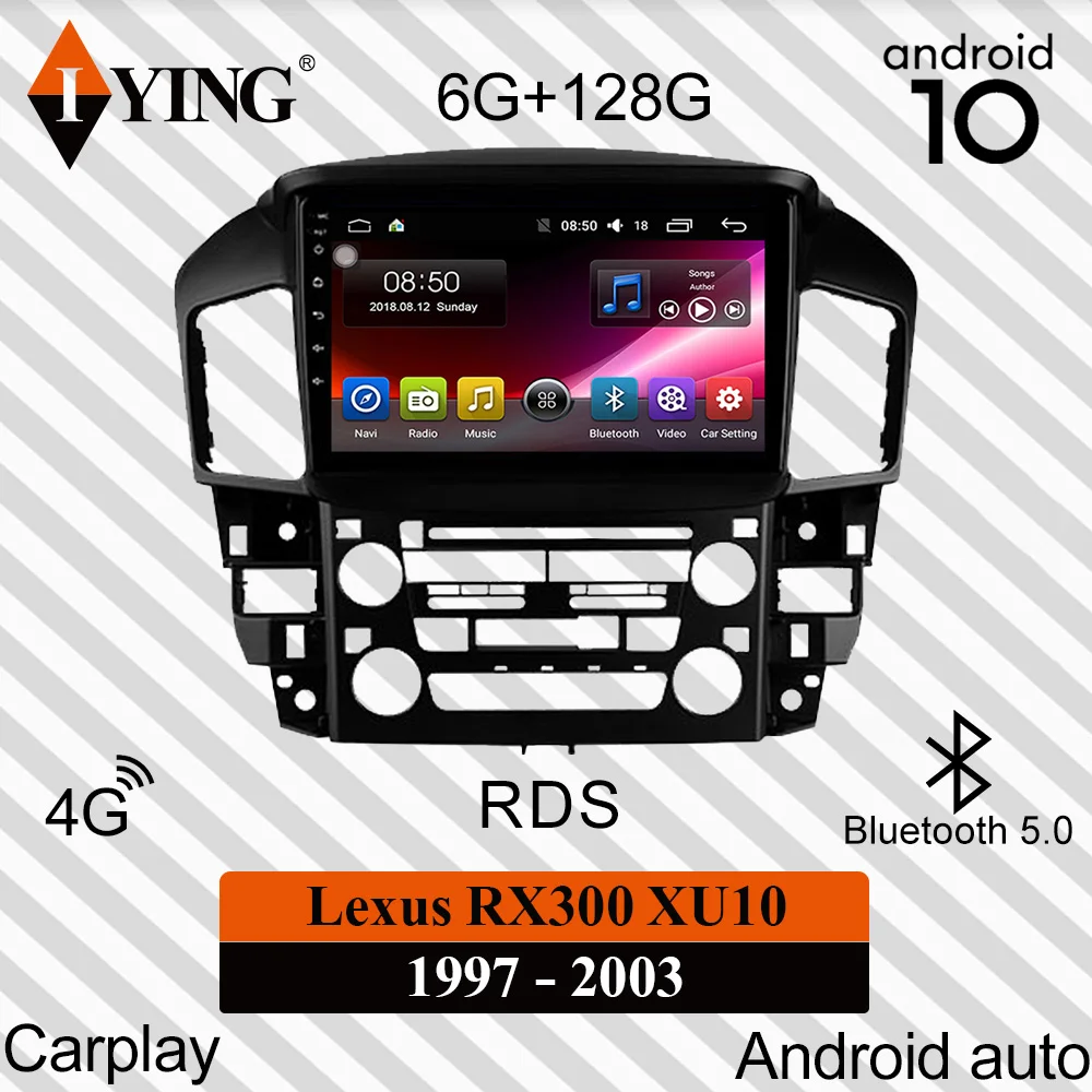 

IYING For Lexus RX300 XU10 1997 - 2003 Car Radio Multimedia Video Player Navigation GPS Carplay DSP Android 10 No 2din 2 din dvd