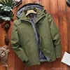 Men's winter Waterproof clothing outdoor big size mountaineering plus velvet thickening warm jacket plus size coat 8XL 7XL ► Photo 3/6