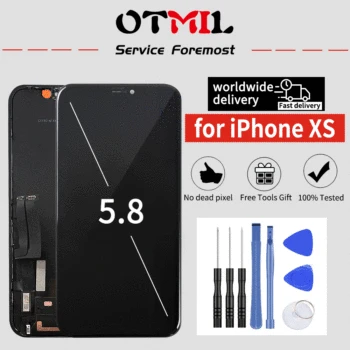 

No Dead Pixel OEM OLED 5.8" For iPhone XS LCD Touch Screen Digitizer Replacement A2098 A2100 A2097 for iPhone XS Display#1