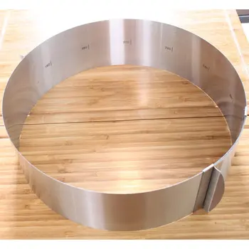 

Cookware Round Cake moldes para hornear reposteria Mousse Ring moldes Stainless Circular telescopic Mousse Baking Tools