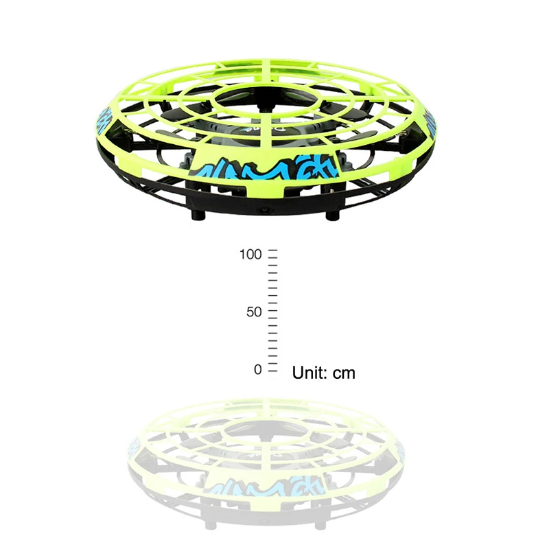 Мини летающий НЛО RC Дрон ручной зондирования вертолет модель Квадрокоптер анти-столкновения flayaball Электрический самолет игрушки для детей