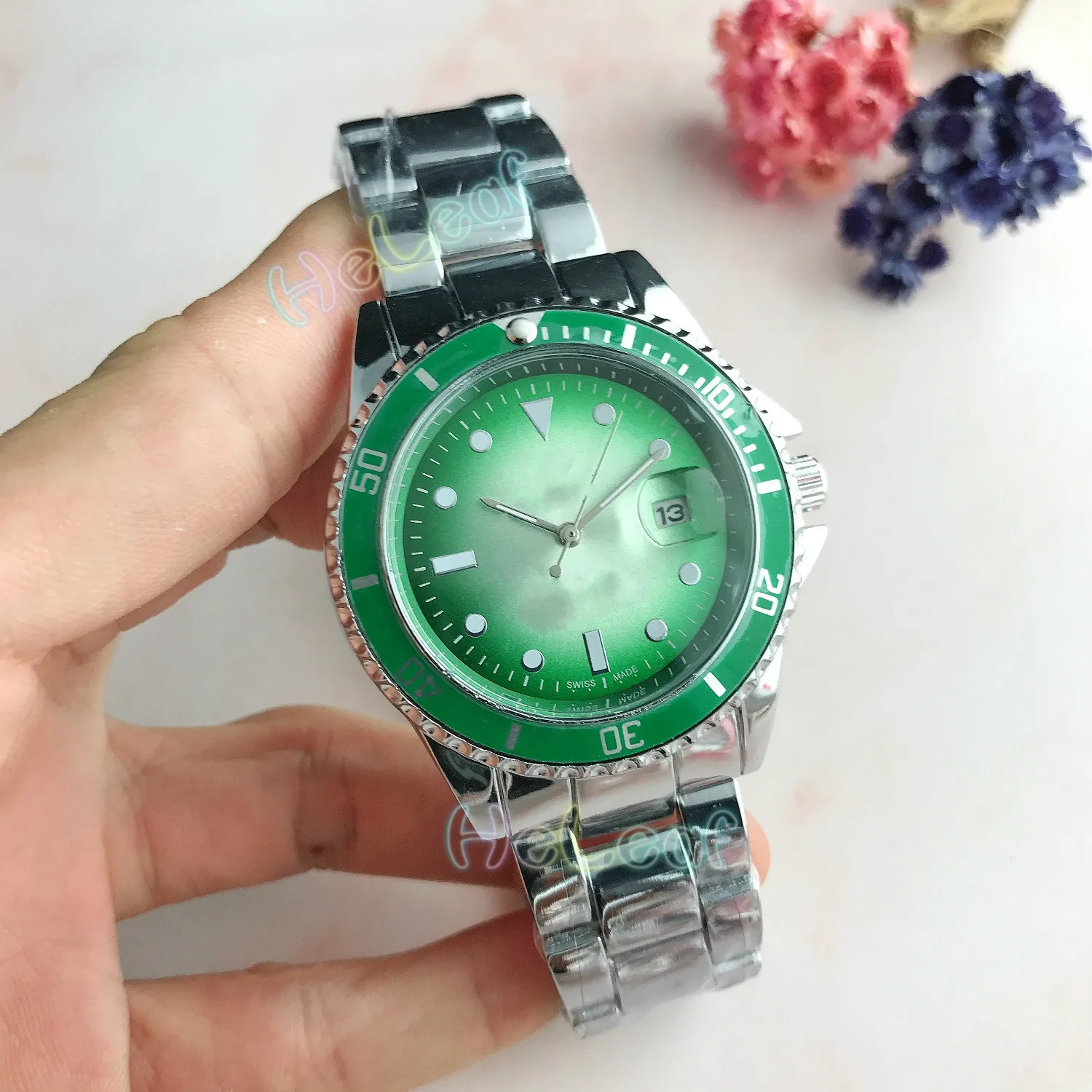 

Men's Business Watch Wearable Luminous Watches Fashion Luxury Brand Wristwatch Silver Gold Full Steel Quartz Watch Female Clock