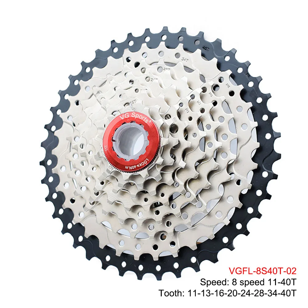 Кассета для горного велосипеда MTB, 8 скоростей, 11-40 т, карточка для горного велосипеда с переменной скоростью, маховик, аксессуары для езды, запчасти для велосипеда