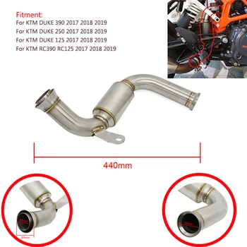 

Motorcycle Exhaust Muffler Eliminating Mid Pipe RC125 RC390 Duke125 Duke39 For DUKE 390 KTM 390 250 200 125 RC390 2017 2018 2019